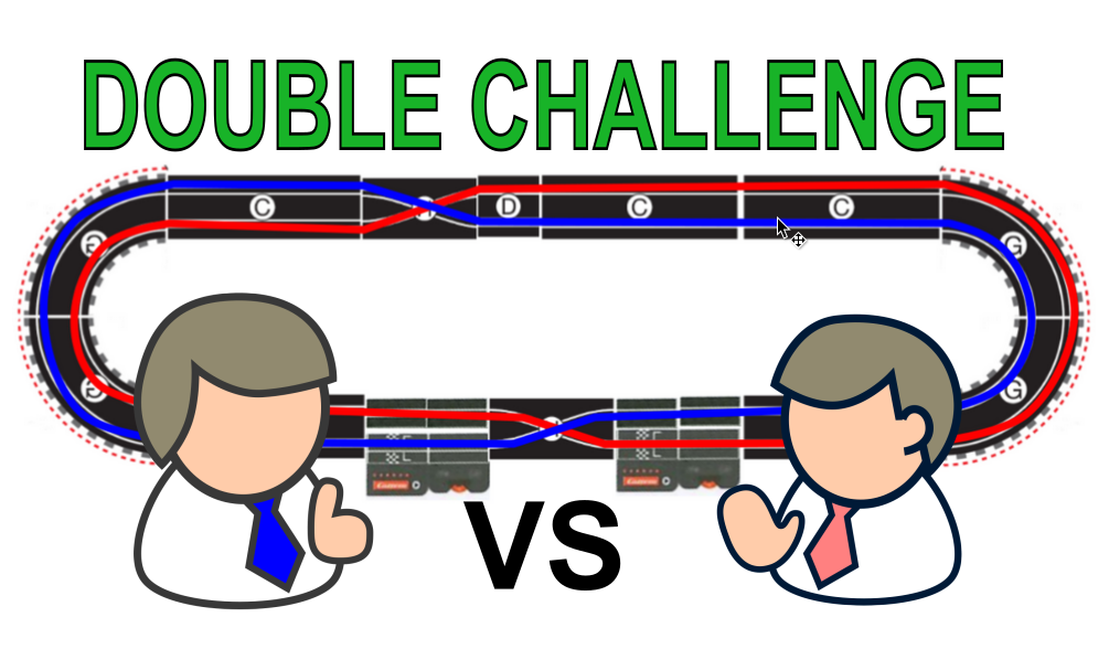 Double Challenge : Deux une voie sur du double voies